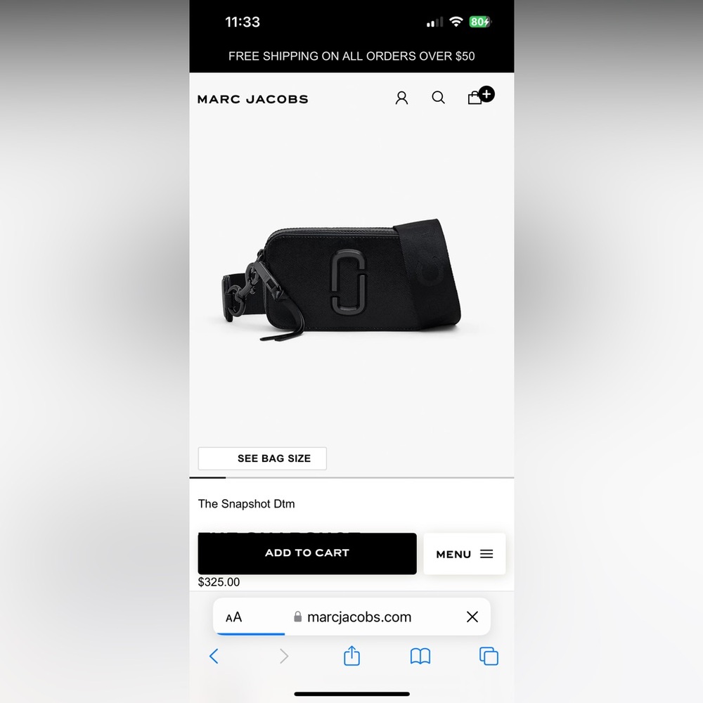 Marc Jacobs The Snapshot Purse